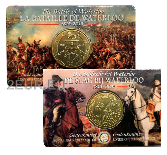  Belgien 2,5 euro BU 2015 - 200 Jahre Schlacht bei Waterloo