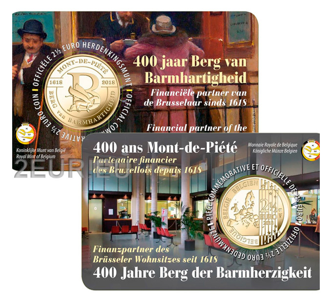 Belgien 2,5 Euro BU 2018 - 400 Jahre Berg van Barmhartigheid - NL