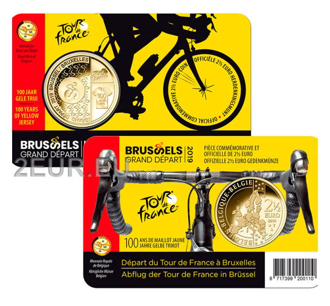 Belgien 2,5 euro BU 2019 - Grand Dapart Brüssel - NL