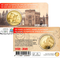 Belgien 2,5 euro BU 2020 - 100 Jahre Olympische Spiele Antwerpen
