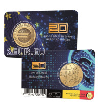 Belgien 2,5 euro BU 2022 - 20 Jahre Euromünzen  - FR