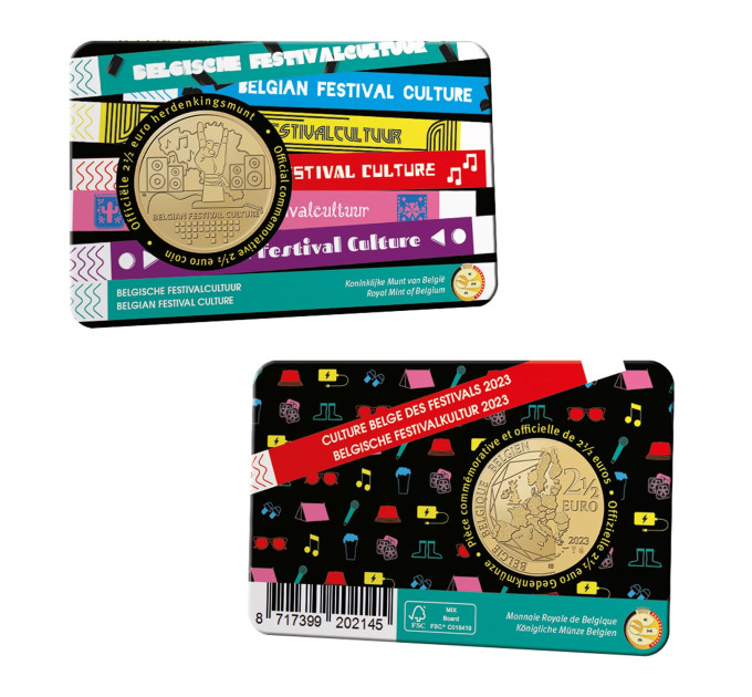 Belgien 2,5 euro BU 2023 - Belgische Festivalkultur - NL