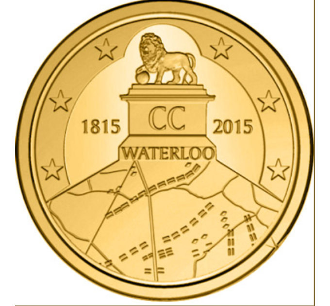  Belgien 2,5 euro UNC 2015 - 200 Jahre Schlacht bei Waterloo