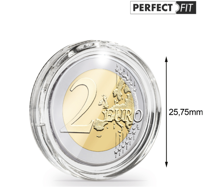 KAPSELN FÜR MÜNZEN - 2 EURO Ultra Perfect Fit