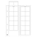 Münzblatt - OPTIMA (LEUCHTTURM) - 24 MÜNZEN bis 34 mm Ø, klar
