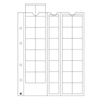 BLATT FÜR 2 EURO-MÜNZEN - OPTIMA (LEUCHTTURM) - 35 MÜNZEN