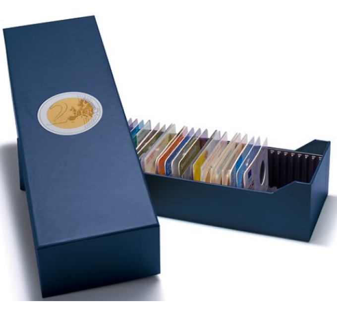 Logikbox für 2-Euro-Münzkarten - 40 Münzen