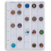 BLATT FÜR 2 EURO-MÜNZEN - OPTIMA (LEUCHTTURM) - 35 MÜNZEN