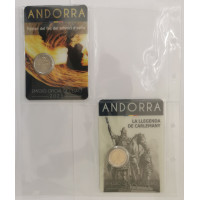 Bogen für 2 Euro Münzen - Andorra und San Marino
