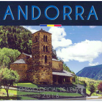 Andorra Euro Offizieller Kursmünzensatz BU 2018