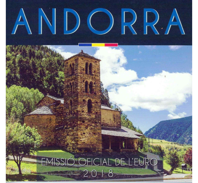 Andorra Euro Offizieller Kursmünzensatz BU 2018