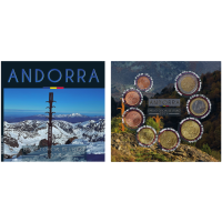Andorra Euro Offizieller Kursmünzensatz BU 2024