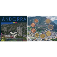 Andorra Euro Offizieller Kursmünzensatz BU 2025