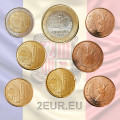 Andorra Euro-Münzsatz MIX UNC 2016-2020