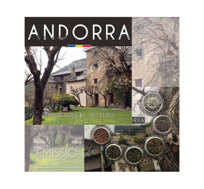 Andorra Euro Offizieller Kursmünzensatz BU 2019