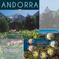 Andorra Euro Offizieller Kursmünzensatz BU 2021 