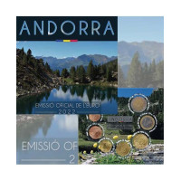 Andorra Euro Offizieller Kursmünzensatz BU 2022 