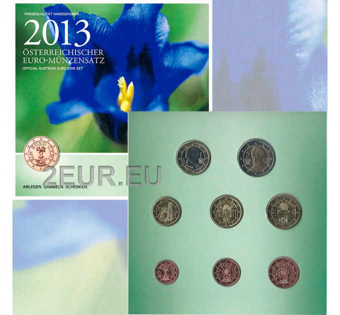 Österreich Euro Kursmünzensatz BU 2013
