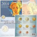 Österreich Euro Kursmünzensatz BU 2014