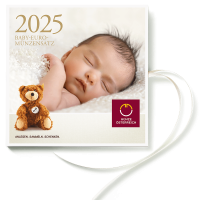Österreich Euro Kursmünzensatz BU 2025 - BABY -MÜNZENSÄTZE