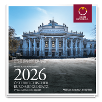 Österreich Euro Kursmünzensatz BU 2026 - 250 JAHRE WIENER BURGTHEATER