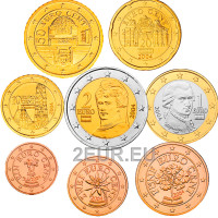 Österreich Euro Kursmünzensatz UNC 2004