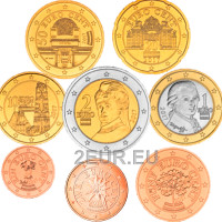 Österreich UNC 2017 - Euro Kursmünzensatz 
