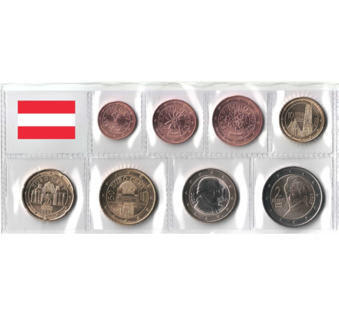 Österreich Euro Kursmünzensatz UNC 2024