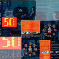 Belgium euro set BU 2003 - 50 Jahre Belgisches Fernsehen