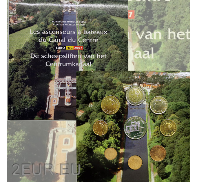 Belgium euro set BU  2007 - Center-Kanal