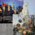 Belgium euro set BU 2010 - Historisches Stadtzentrum von Brügge