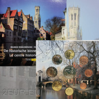 Belgium euro set BU 2010 - Historisches Stadtzentrum von Brügge