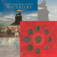 Belgium euro set BU 2015 - Schlacht von Waterloo
