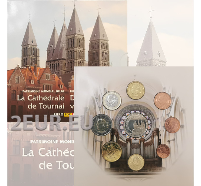 Belgium euro set BU 2009 - Dornische Kathedrale