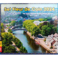 Belgium euro set BU 2024 - Die Stadt Namur