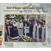 Belgium euro set BU 2026 - Belgische Folklore - Ommegang/Prozessionen