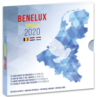 BENELUX euro set BU 2020 - 75 Jahre Frieden und Freiheit in den Benelux-Ländern