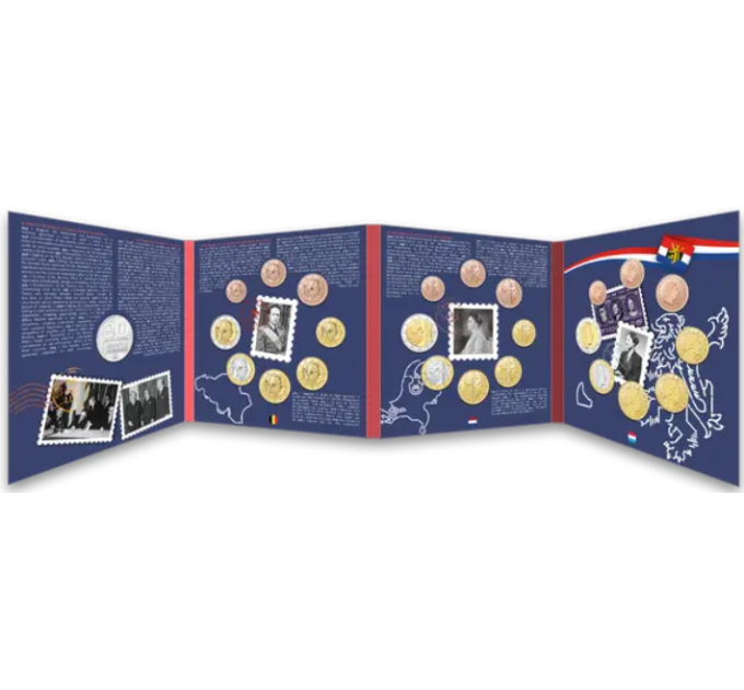 BENELUX euro set BU 2024 - 80. JAHRESTAG DES BENELUX-ZOLLÜBEREINKOMMENS