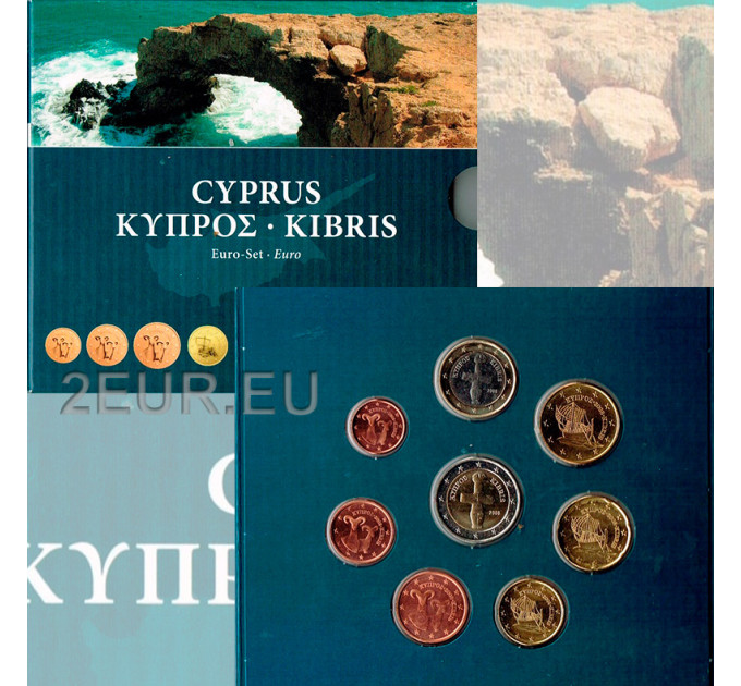 Zypern euro set BU 2008 
