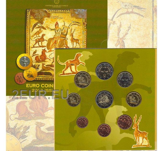 Zypern euro set BU 2012  