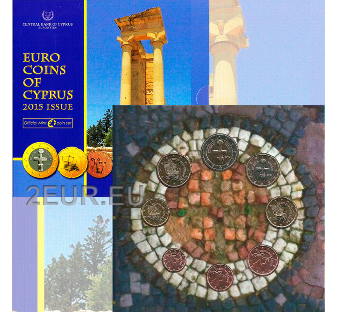Zypern euro set BU 2015 