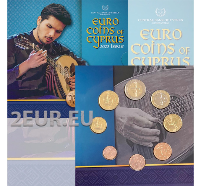 Zypern euro set BU 2023 - Volkstradition Zyperns – Traditionelle Musikinstrumente