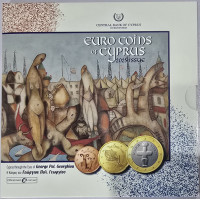Zypern euro set BU 2025 - Zypern aus der Sicht von George Pol.
