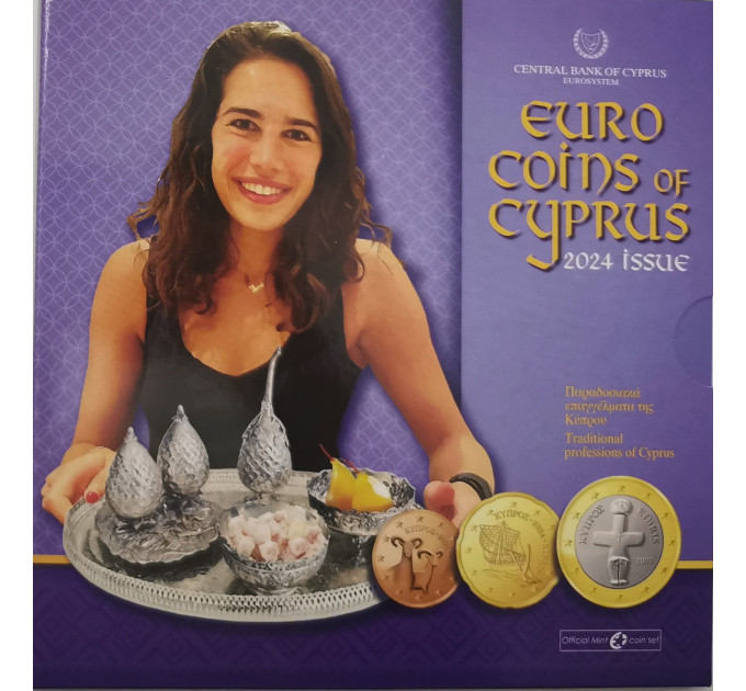Zypern euro set BU 2024 - Volkstradition Zyperns – Traditionelle Berufe Zyperns