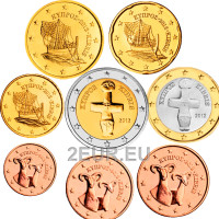 Zypern euro set UNC 2012  