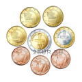 Zypern euro set UNC 2017 