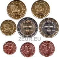 Zypern euro set UNC 2018 