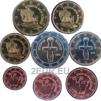 Zypern euro set UNC 2019 