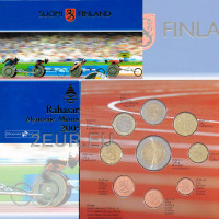 Finnland euro set BU 2005 - 10. Leichtathletik-Weltmeisterschaft mit Paralympics