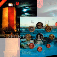 Finnland euro set BU 2007 - Finnische Leuchttürme - Utö